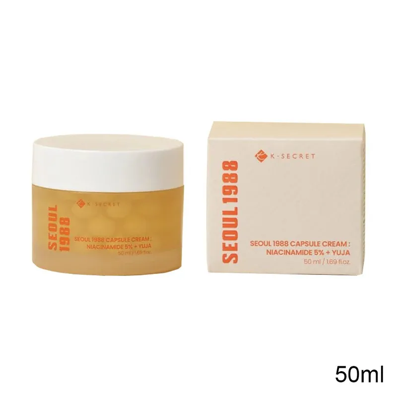 K-SECRET SEOUL 1988 Capsule Cream : Niacinamide 5% + Yuja 50ml