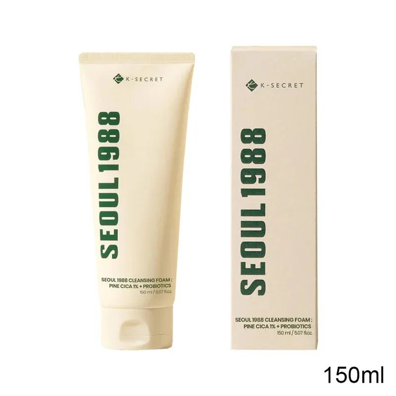 K-SECRET SEOUL 1988 Cleansing Foam : Pine Cica 1% + Probiotics 150ml