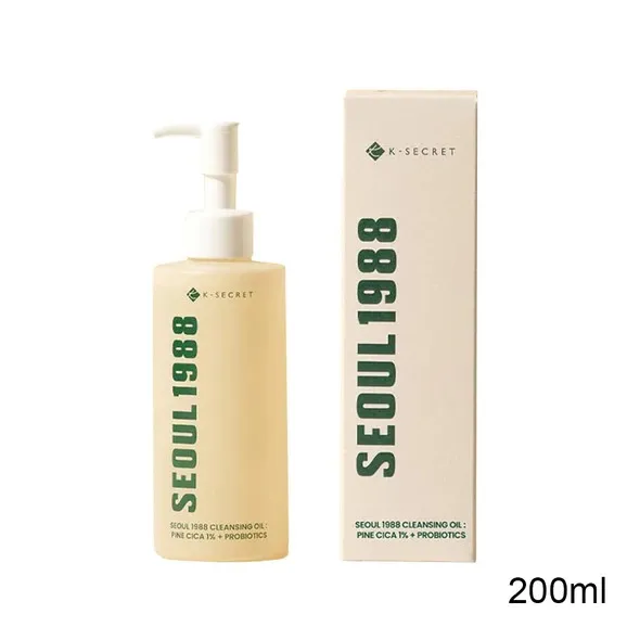 K-SECRET SEOUL 1988 Cleansing Oil : Pine Cica 1% + Probiotics 200ml