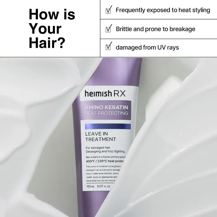 HEIMISH RX AMINO KERATIN HEAT PROTECTING LEAVE IN TREATMENT